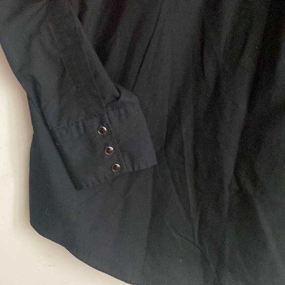 Western Embroidered Ely Diamond sz L Snap Shirt - Picture 6 of 9